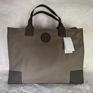 Tory Burch Ella Packable Tote in French Gray used once